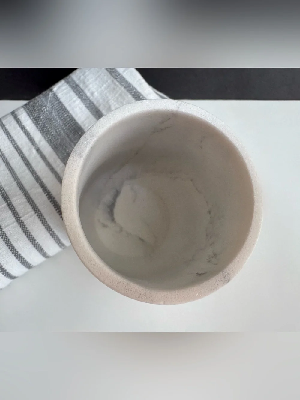 BINO Marble Collection Resin Bath Tumbler / Counter Organization